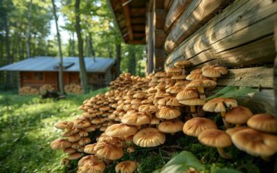 Champignons dans le bois de la maison : les délais pour traiter