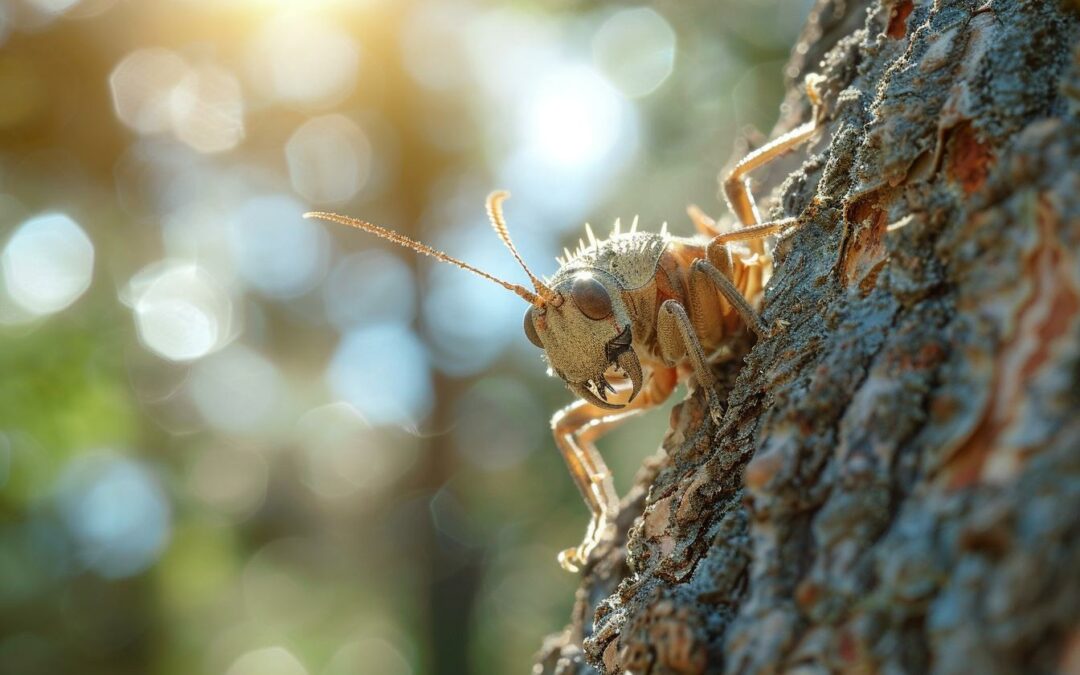 Xylophages insectes: menaces silencieuses