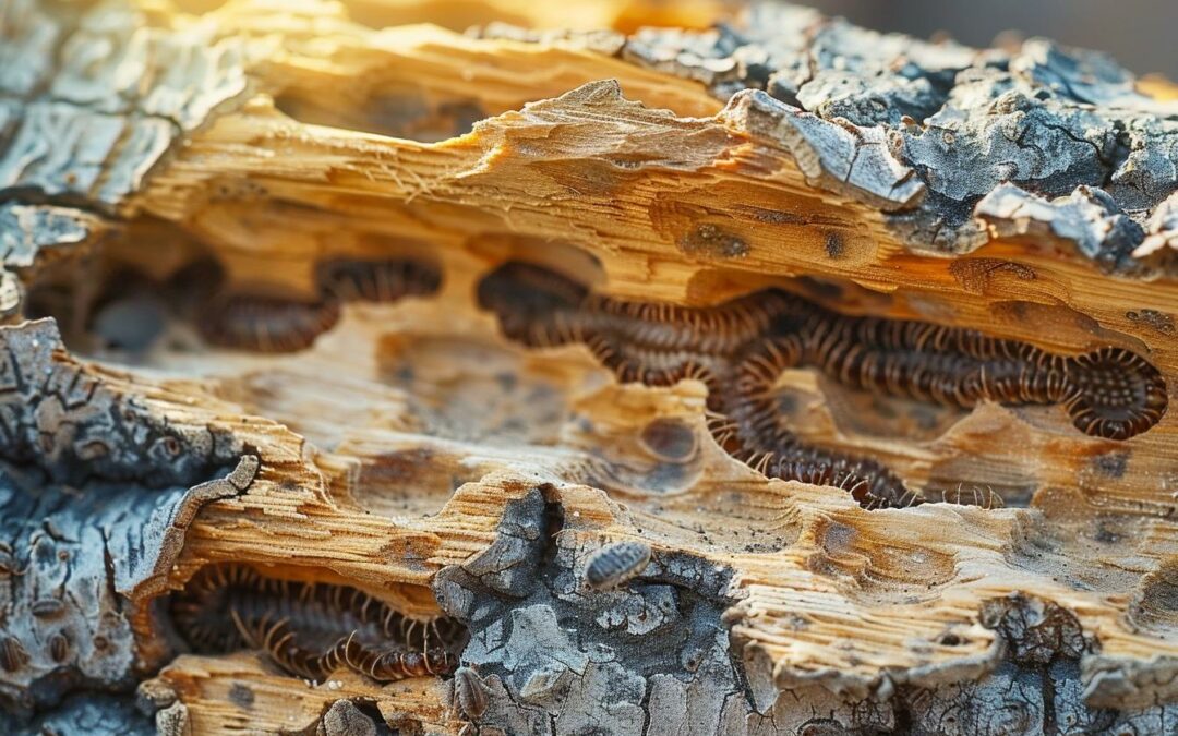 Trous termites: signe d'infestation ?